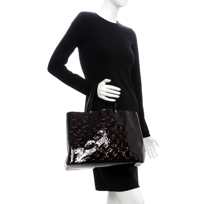 Louis Vuitton Vernis Wilshire MM Amarante 2 of 6