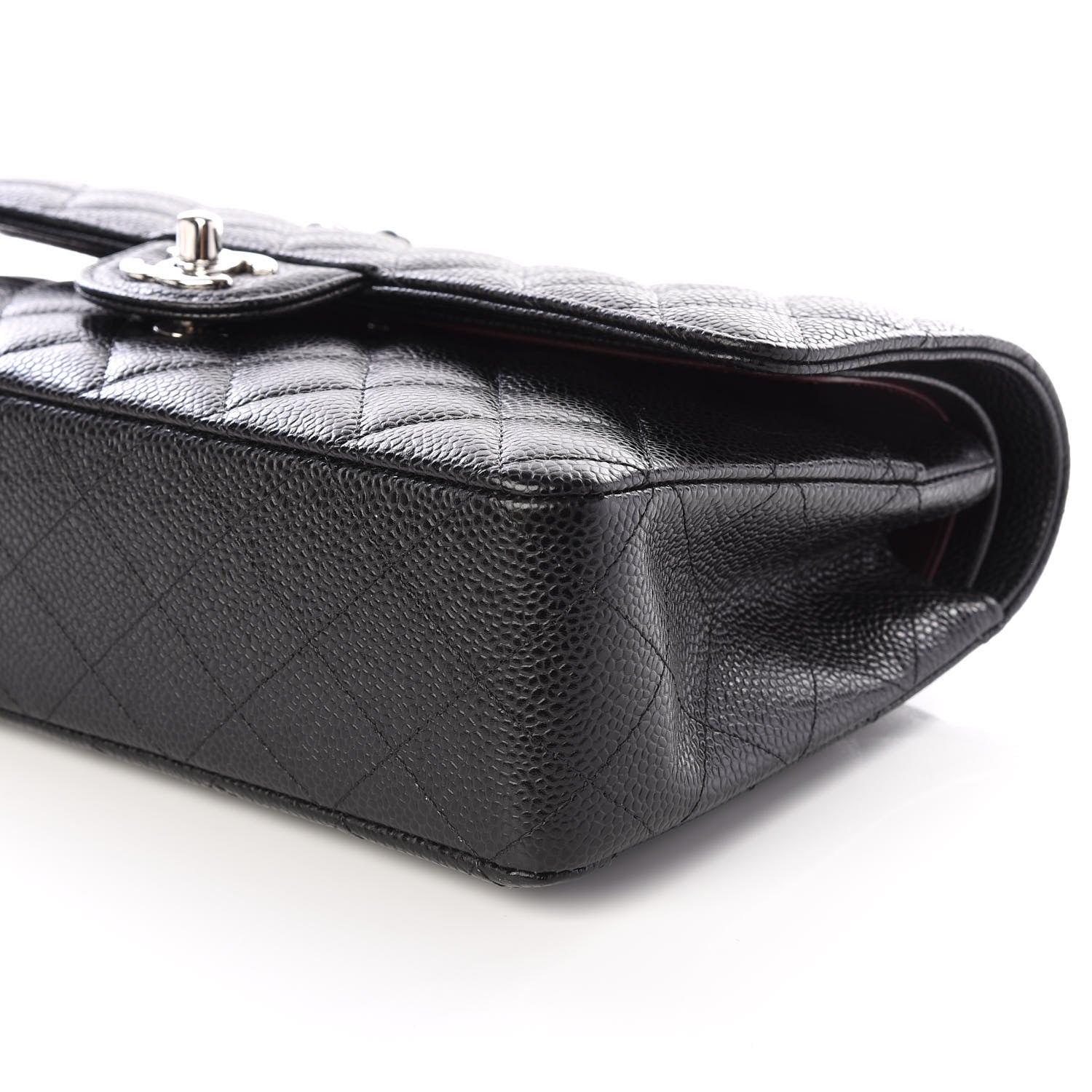 Chanel Caviar Quilted Medium Double Flap Black 6 of 8