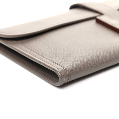 Hermes Epsom Jige Elan 29 Clutch Etain 8 of 9