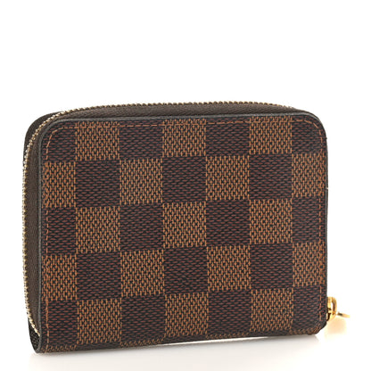 Louis Vuitton Damier Ebene Zippy Coin Purse 3 of 8