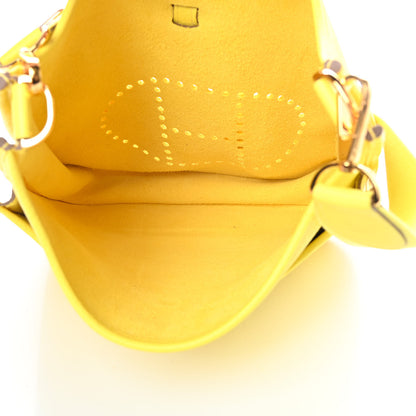 Hermes Taurillon Clemence Evelyne III PM Lime 5 of 11