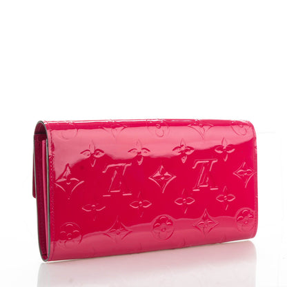 Louis Vuitton Vernis Sarah Wallet Rose Indien 3 of 7
