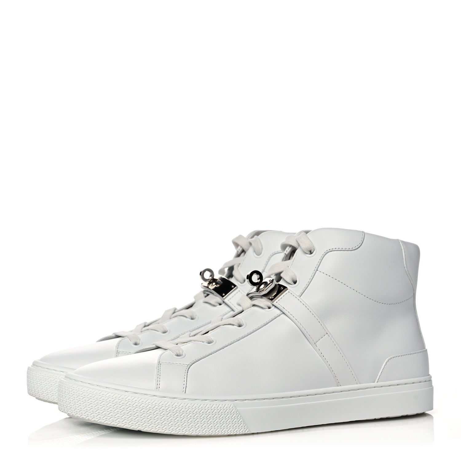 Hermes Calfskin Mens Daydream Sneakers 42.5 White 3 of 8
