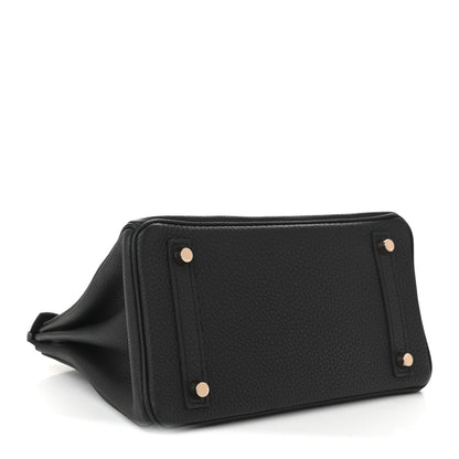 Hermes Togo Birkin 25 Black 14 of 31