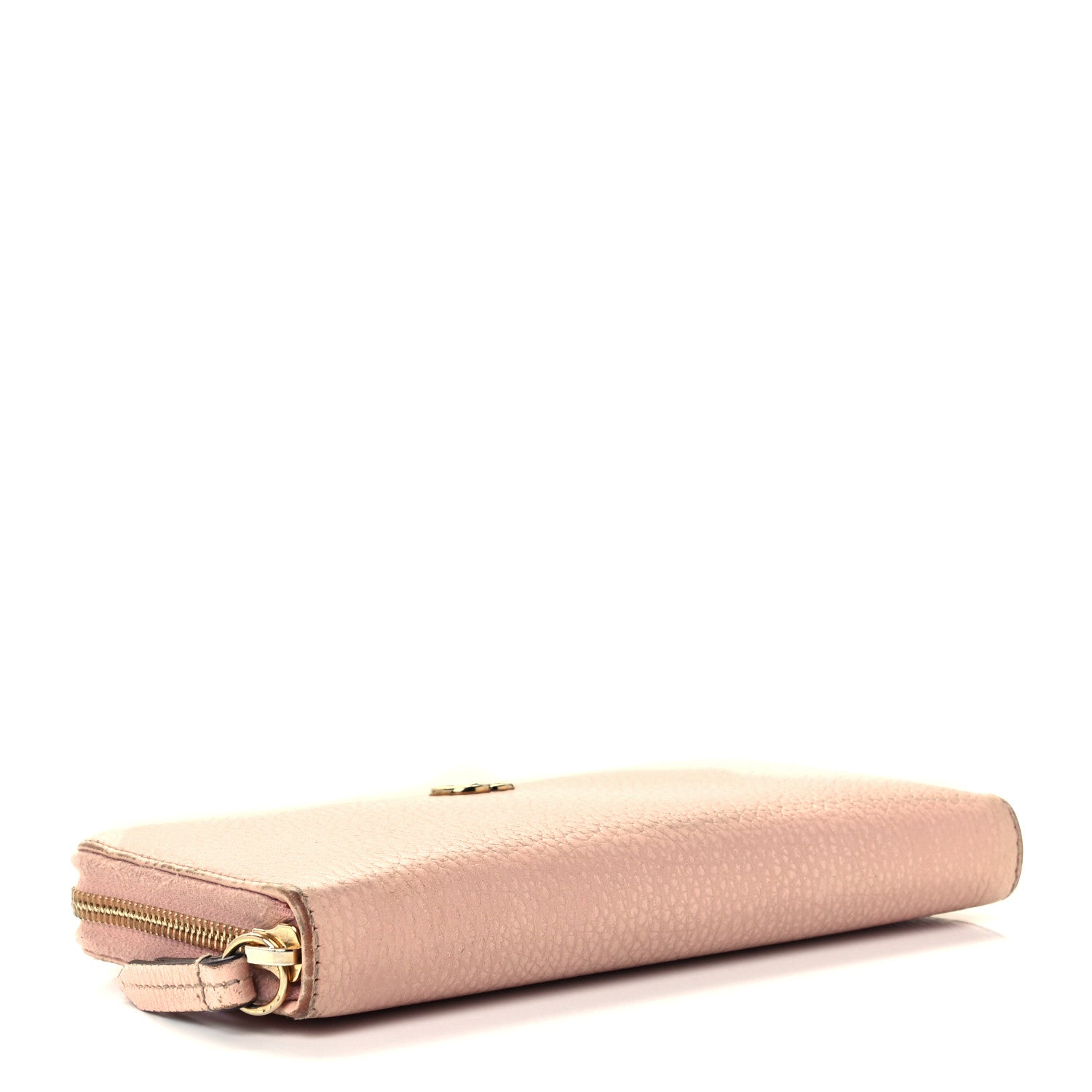 Gucci Dollar Calfskin GG Marmont Zip Around Wallet Perfect Pink 8 of 20