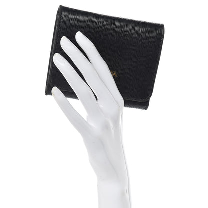 Prada Vitello Move Tri-Fold Compact Wallet Black 2 of 8