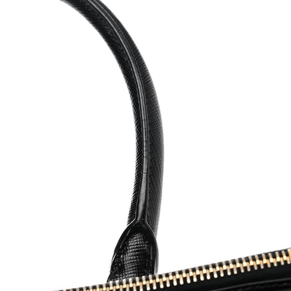 Prada Saffiano Medium Galleria Double Zip Tote Black 15 of 19