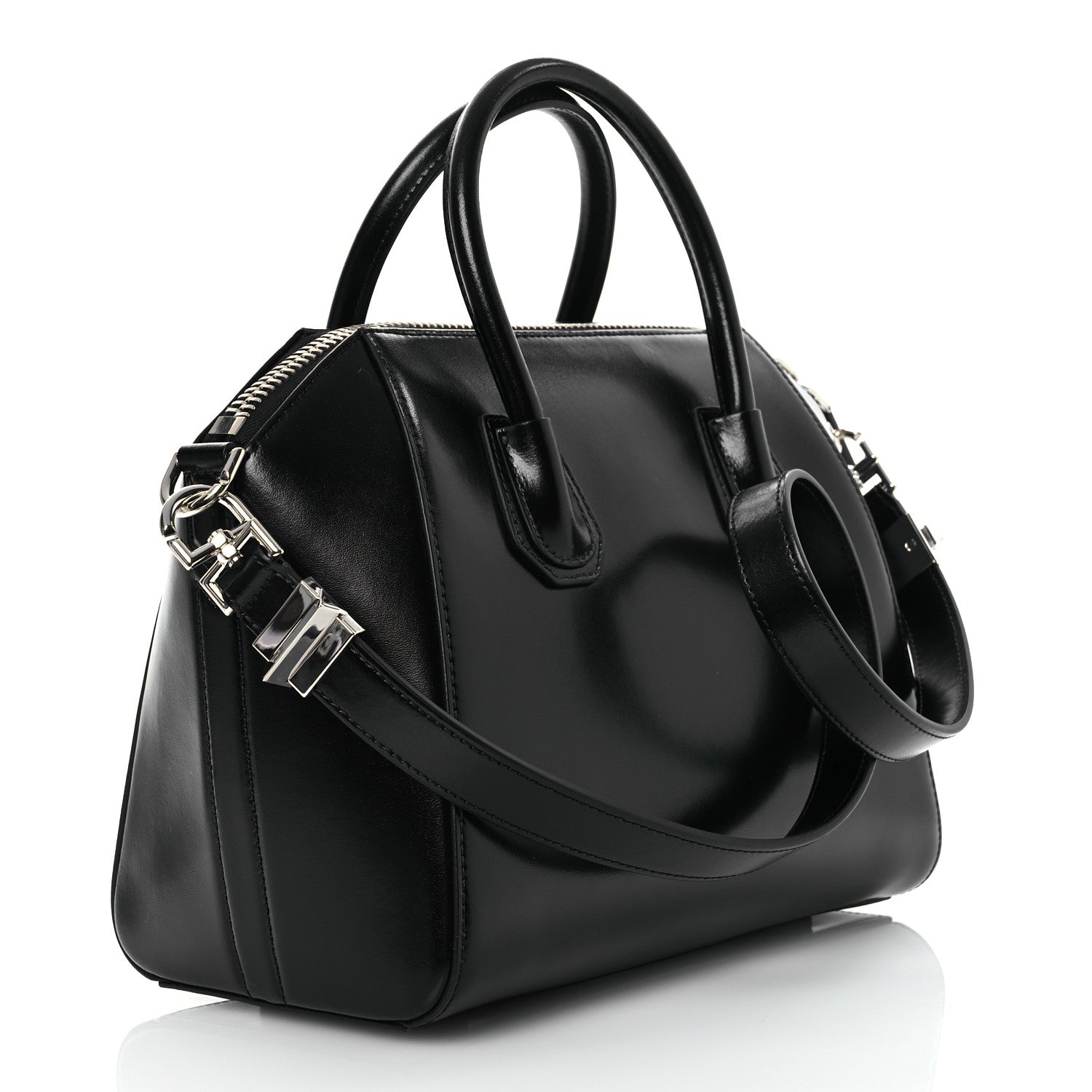 Givenchy Shiny Lord Calfskin Small Antigona Black 3 of 11