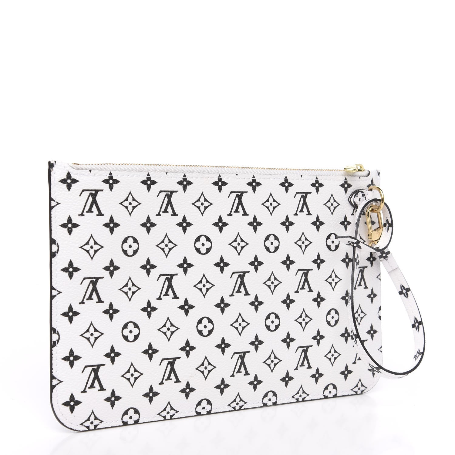 Louis Vuitton Monogram Giant Neverfull MM GM Pochette White 2 of 5