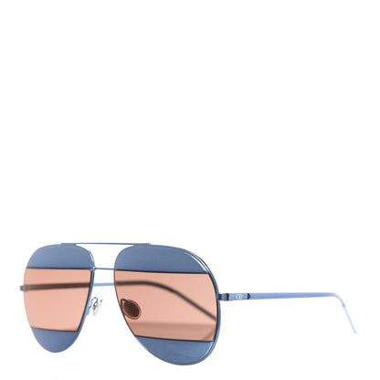Christian Dior Split 1 Aviator Sunglasses Blue 1 of 8