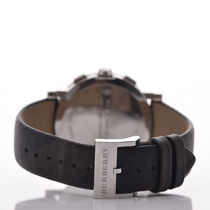 Burberry Stainless Steel Calfskin 40mm Chronograph Quartz Watch Black BU1776 4 of 8