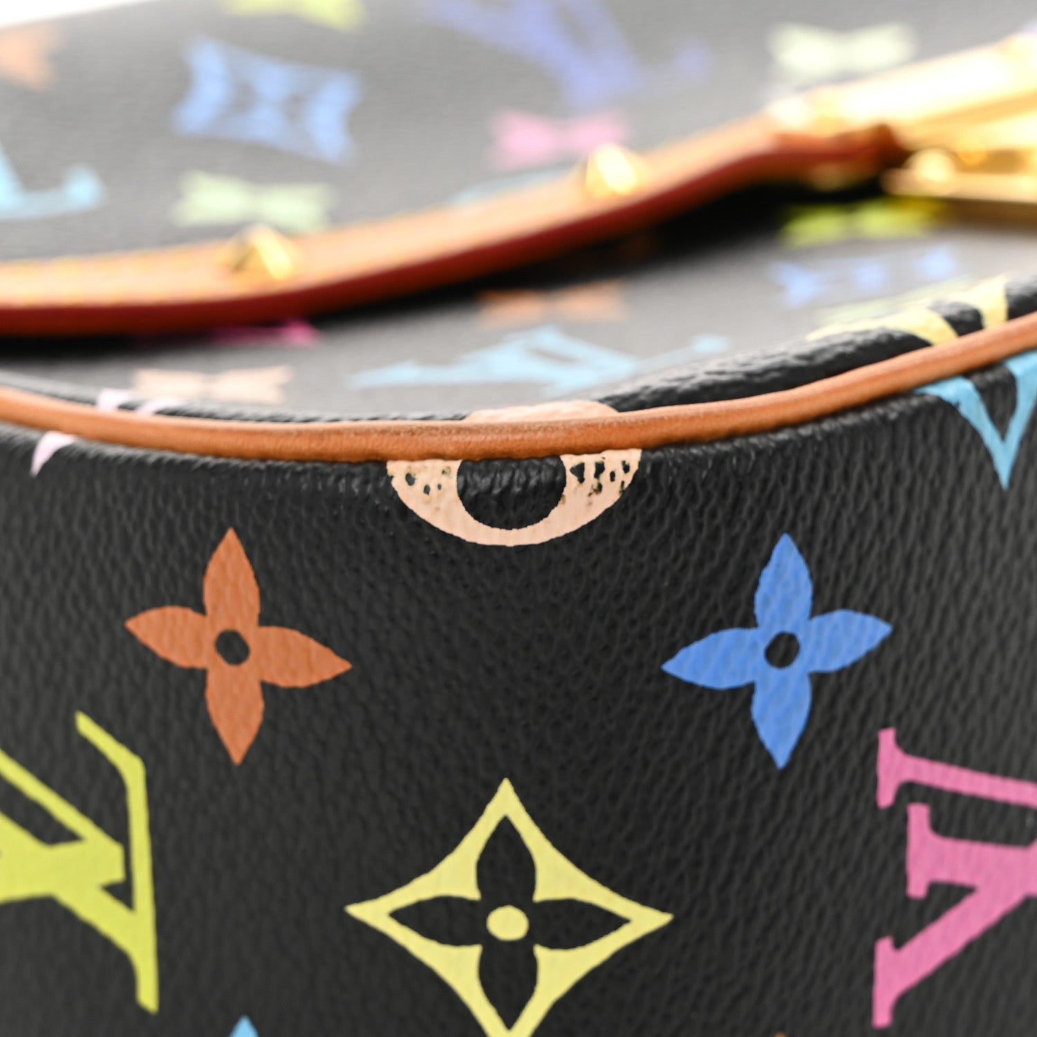 Louis Vuitton Monogram Multicolor Sologne Black 10 of 10