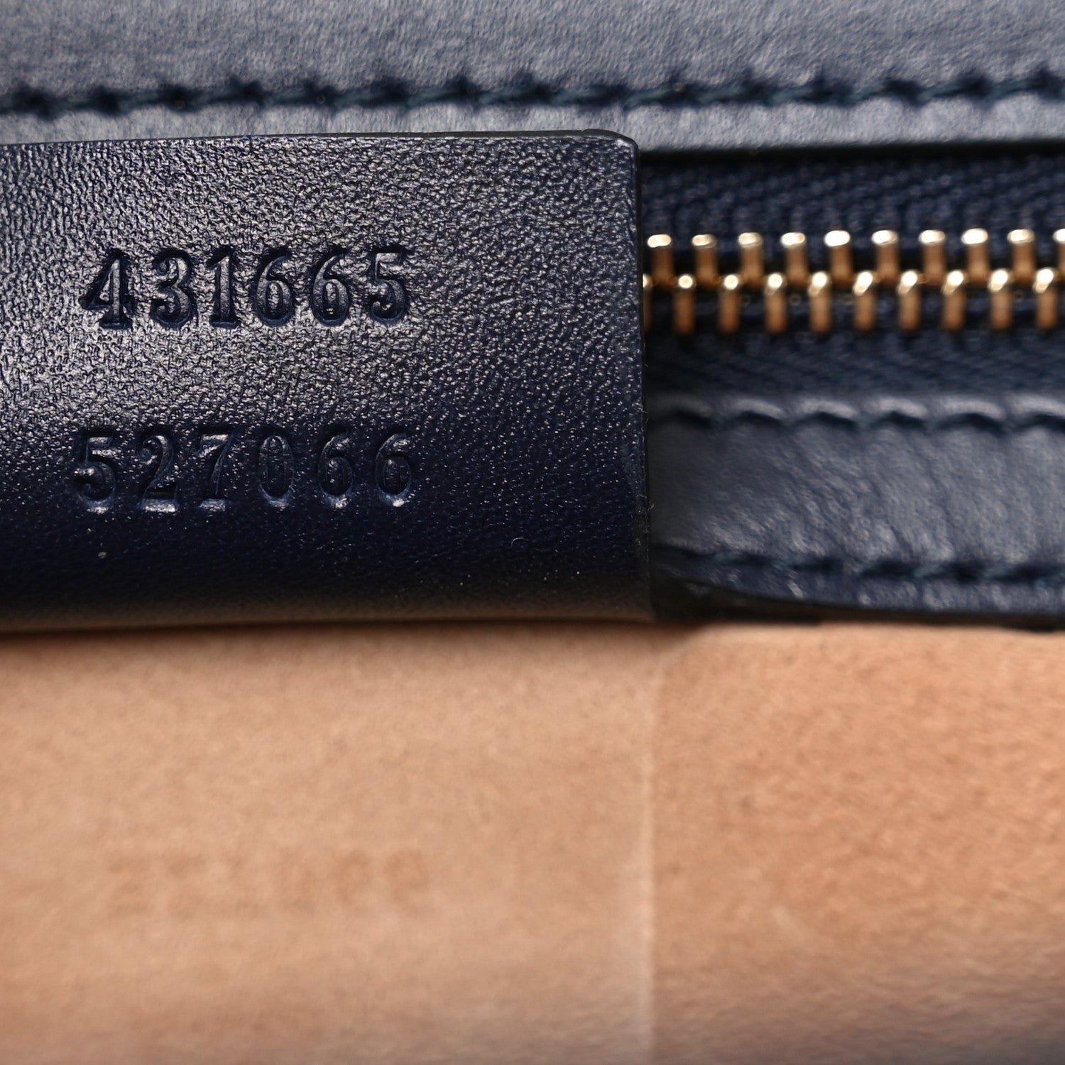 Gucci Calfskin Medium Sylvie Top Handle Bag Blue 7 of 10