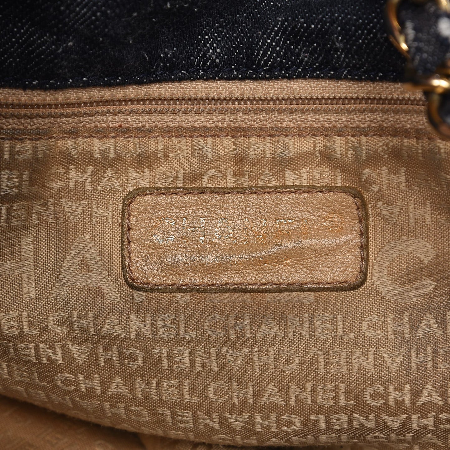 Denim XL Coco Cabas Tote Dark Blue