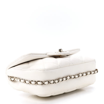 Chanel Lambskin Quilted Mini My Precious Flap White 3 of 11
