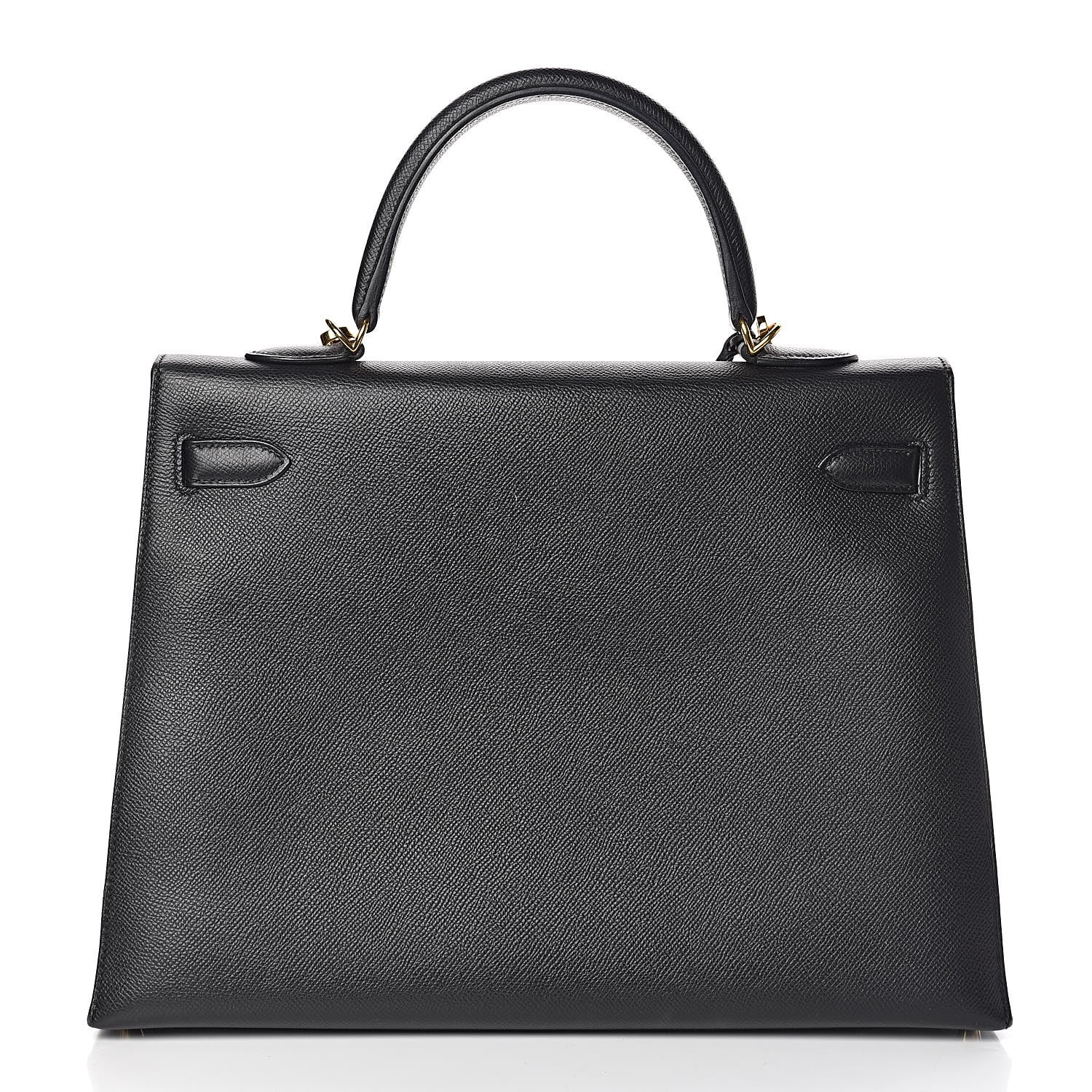 Hermes Epsom Kelly Sellier 35 Black 21 of 35