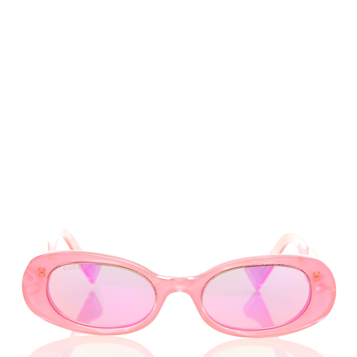 Gucci Acetate Oval Sunglasses GG0517S Pink 2 of 7