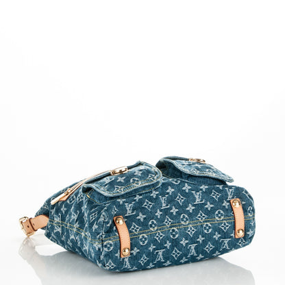 Louis Vuitton Denim Baggy GM Blue 4 of 6