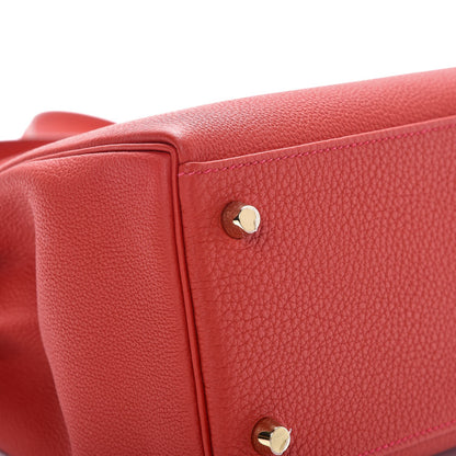 Hermes Togo Retourne Kelly 28 Geranium 36 of 37