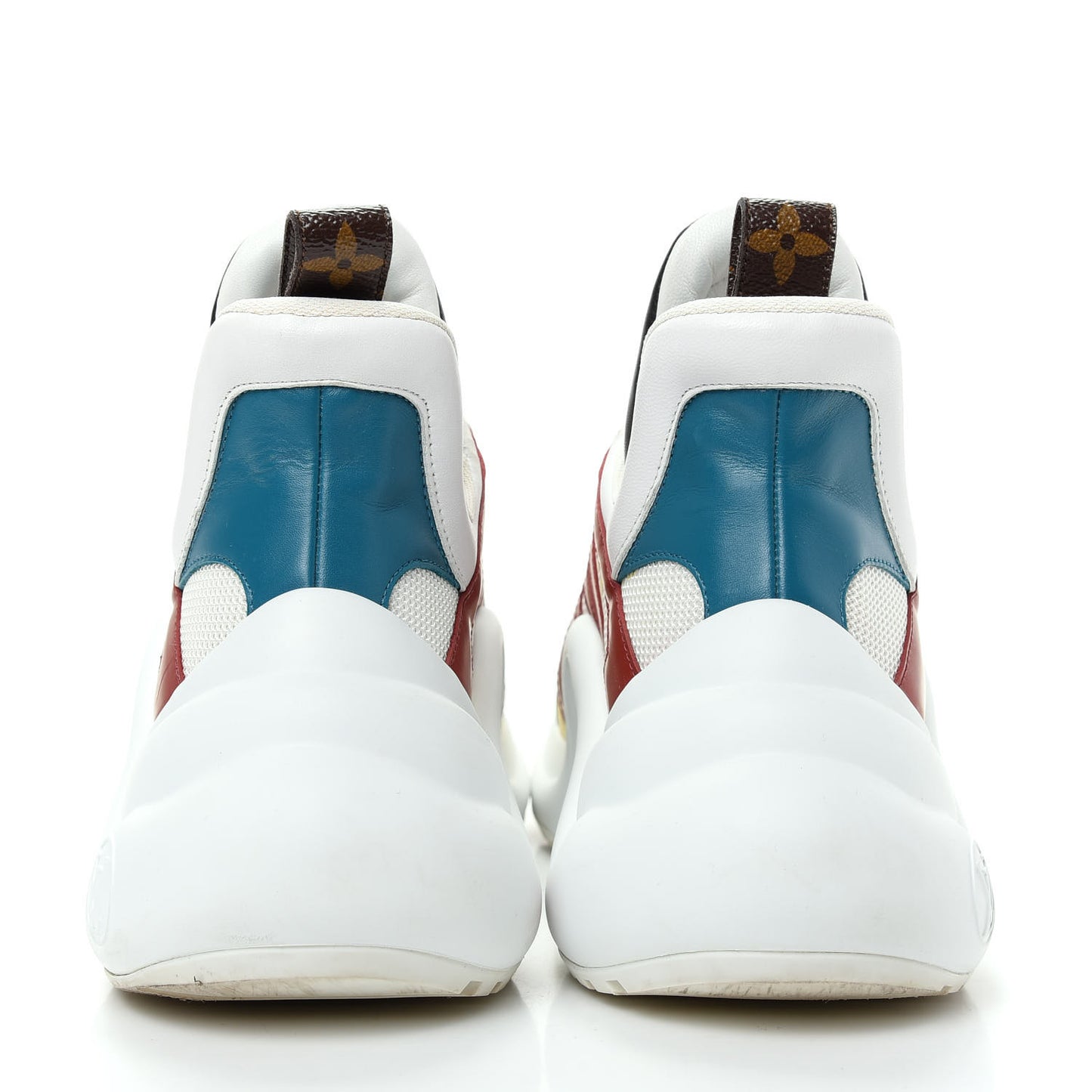 Calfskin Technical Nylon LV Archlight Sneakers 39 Terracotta