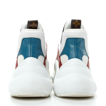 Louis Vuitton Calfskin Technical Nylon LV Archlight Sneakers 39 Terracotta 7 of 13