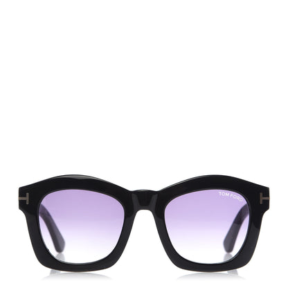 Tom Ford Acetate Greta Sunglasses TF431 Black 2 of 8