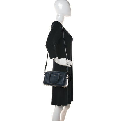 Saint Laurent Calfskin Classic Baby Duffle Navy Blue 2 of 27