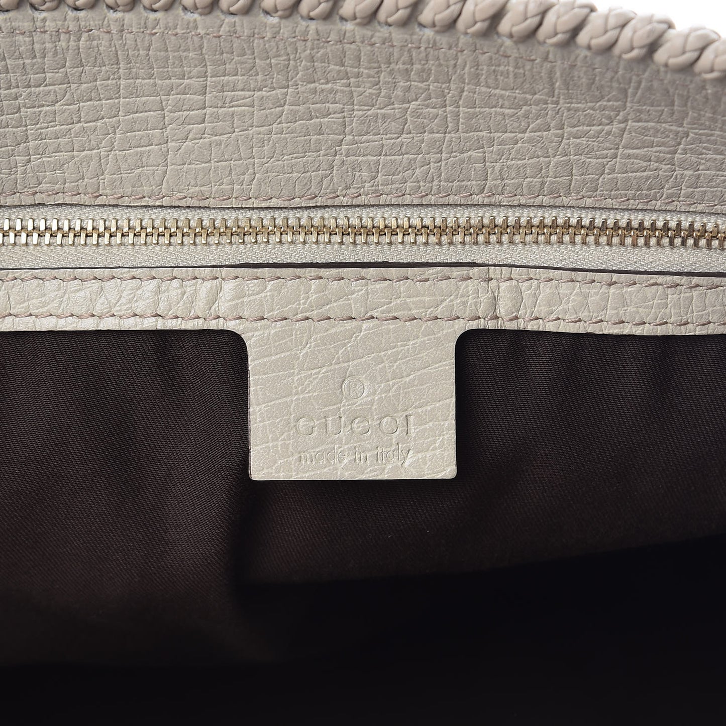 Monogram Large Horsebit Chain Hobo Off White