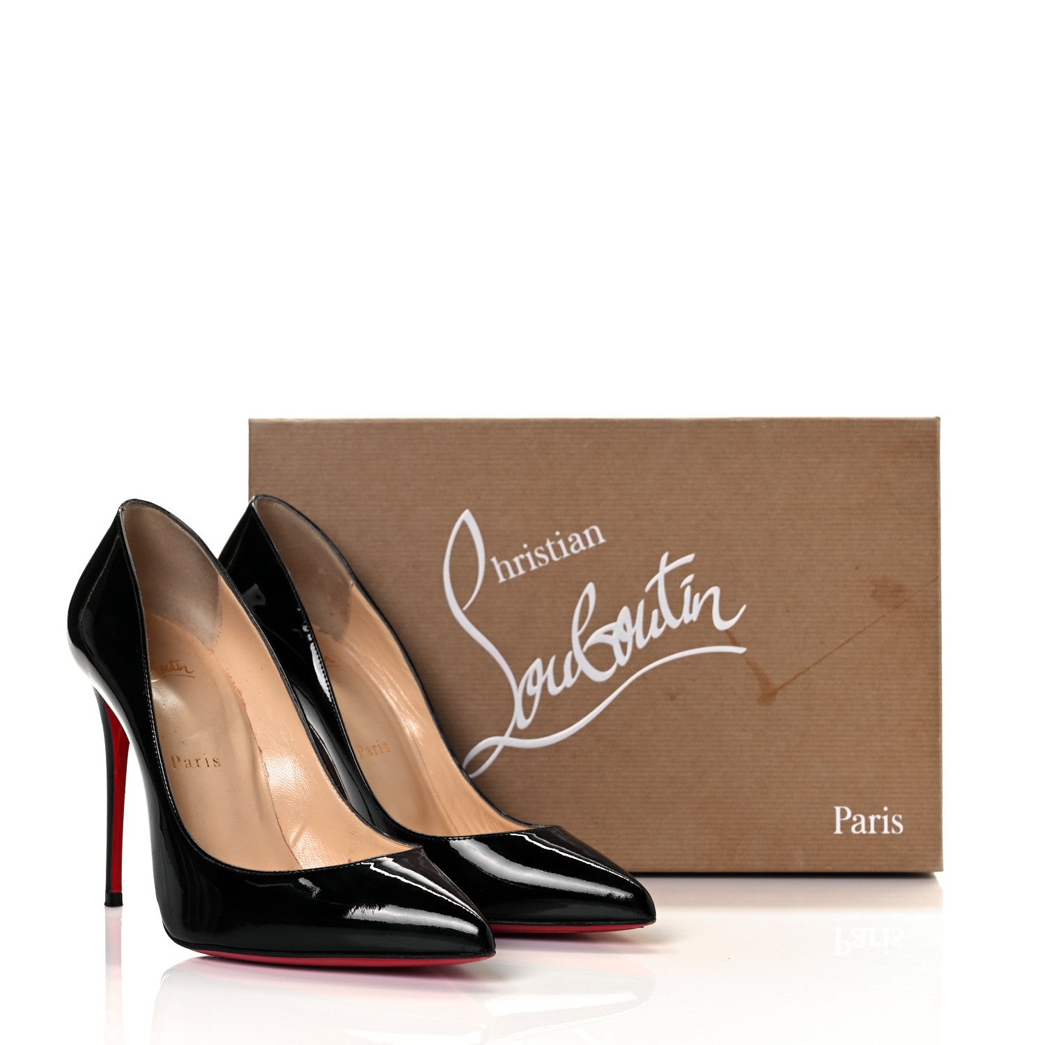 Christian Louboutin Patent Pigalle Follies 100 Pumps 37.5 Black 29 of 30