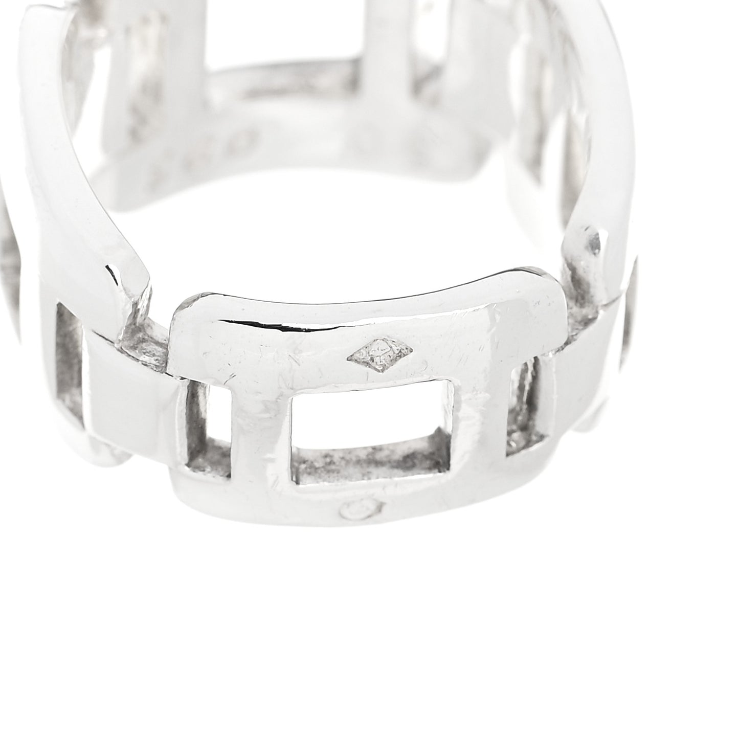 Sterling Silver Bague Hera Ring 50 5.25