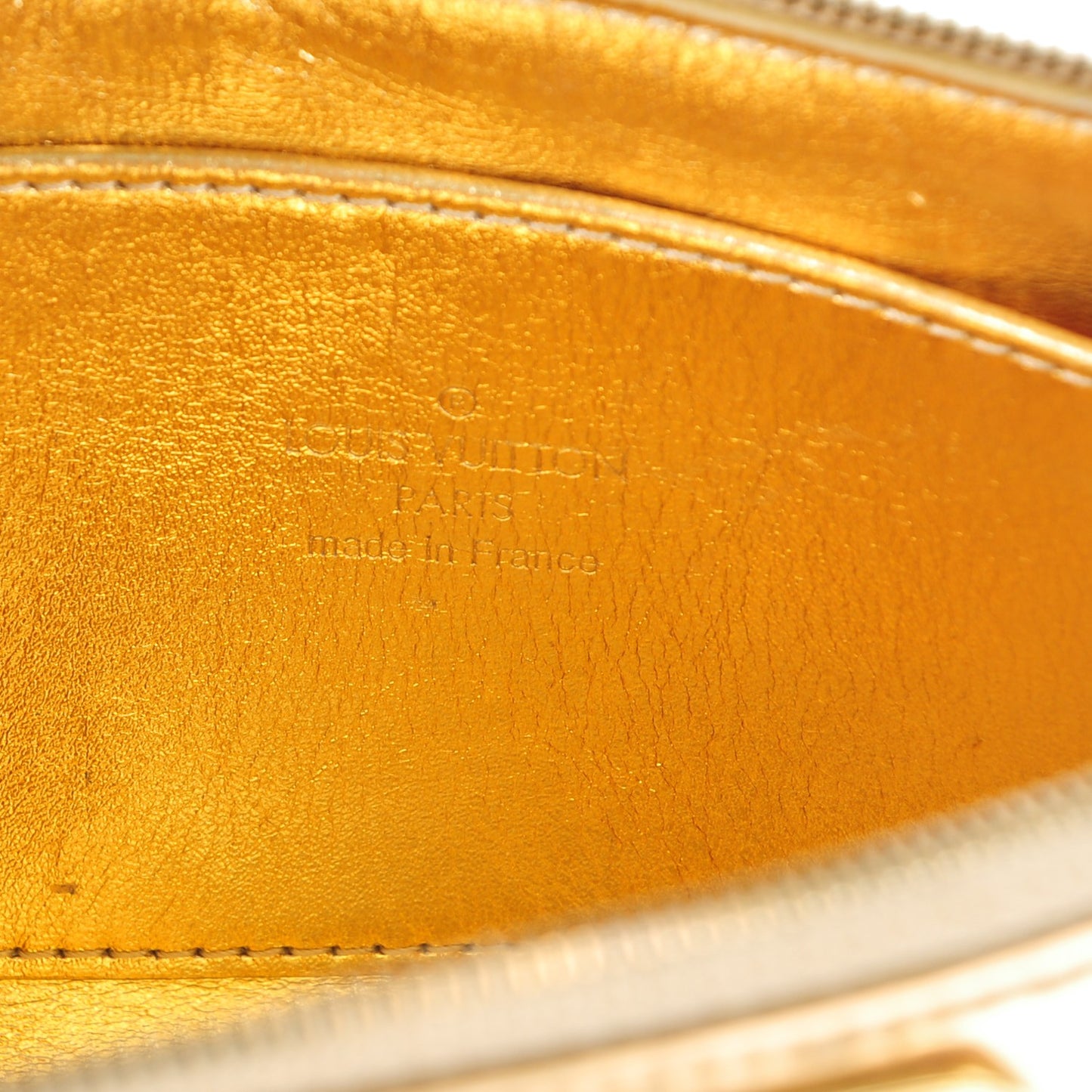 Monogram Miroir Trousse Cosmetic Bag Gold