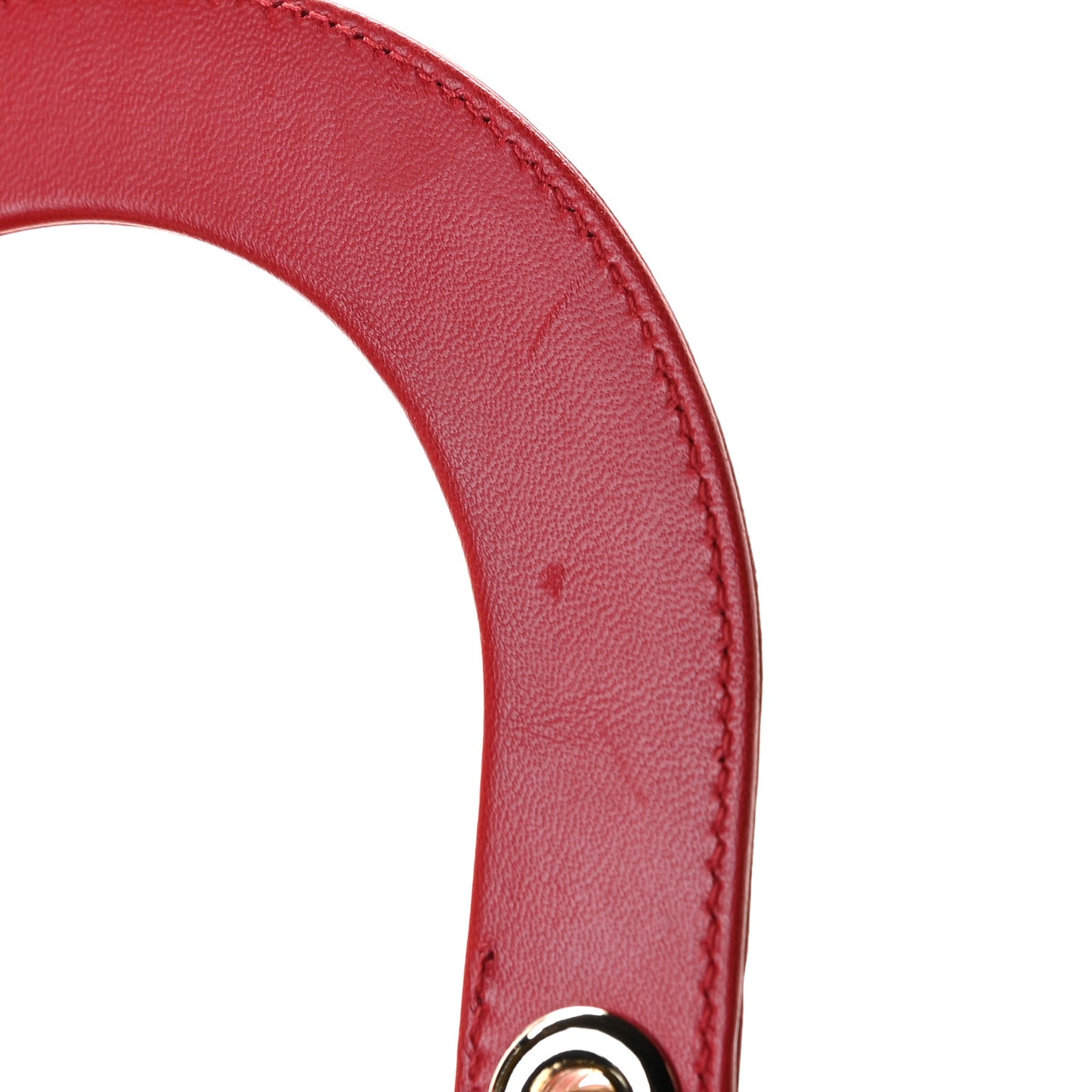 Lambskin Cannage Small My Lady Dior Red