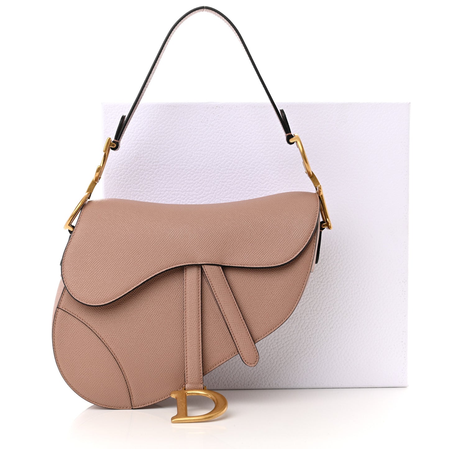 Grained Calfskin Saddle Bag Fard