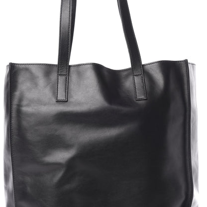 Prada Soft Calfskin Shopping Tote Black 8 of 11