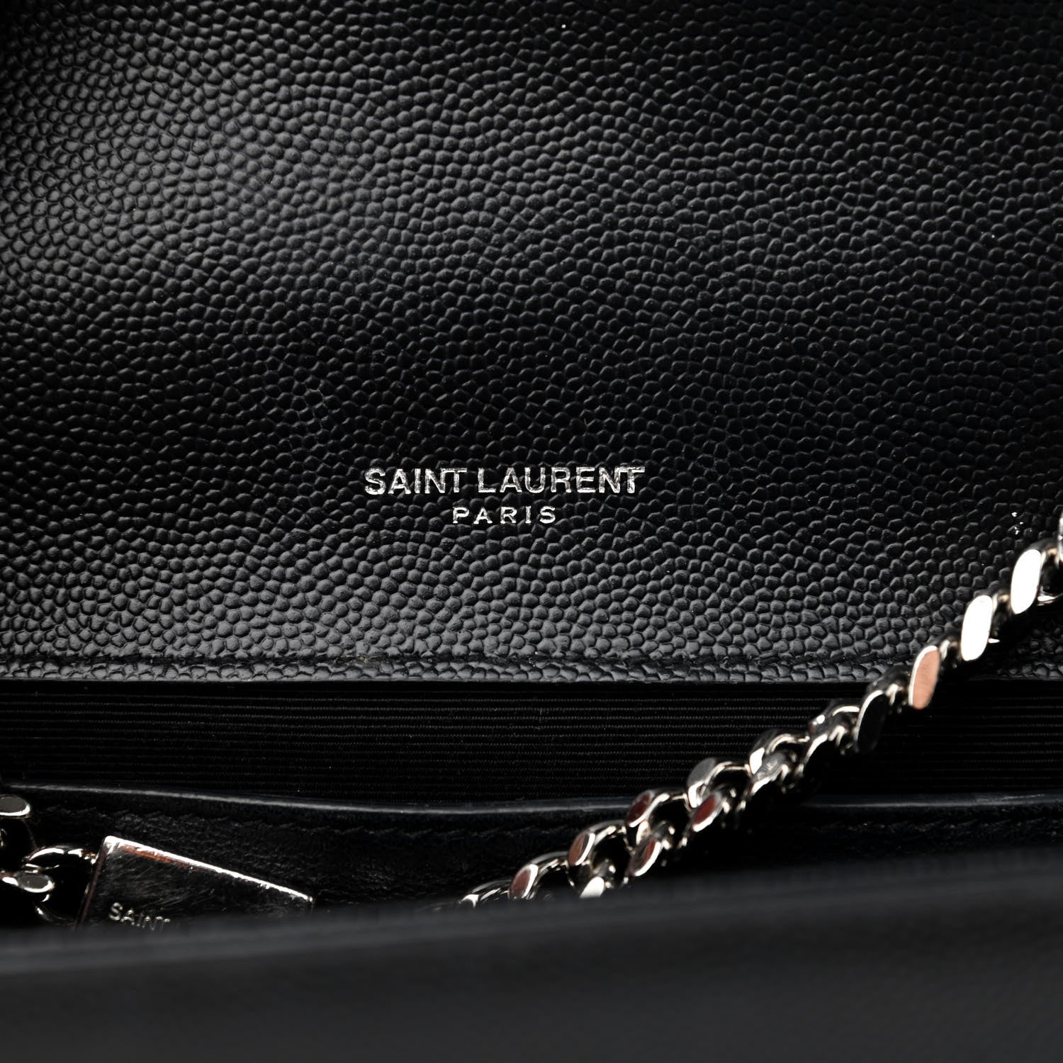 Saint Laurent Grain De Poudre Small Monogram Kate Satchel Black 7 of 15