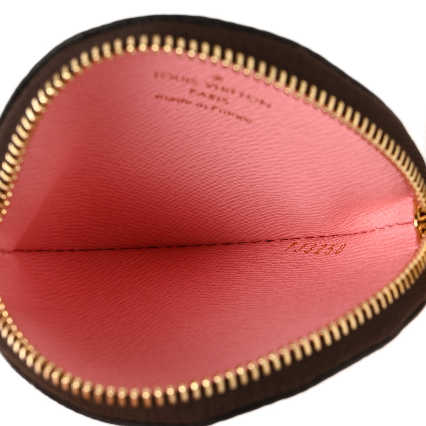 Monogram 2020 Christmas Animation Swing Ride Round Coin Purse Pink Poppy