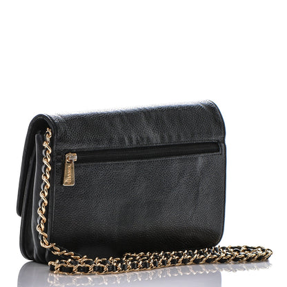 Chanel Caviar Timeless CC Wallet On Chain WOC Black 3 of 8