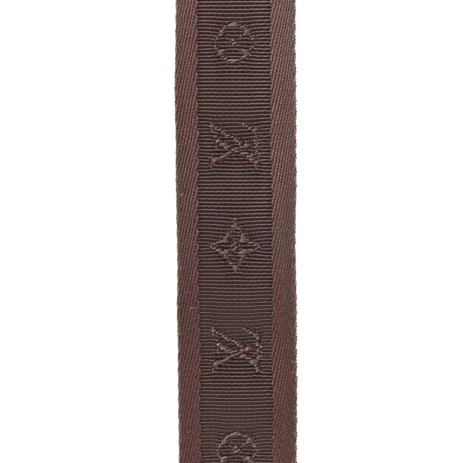 Louis Vuitton Canvas Monogram LV Cut Belt Brown 4 of 4