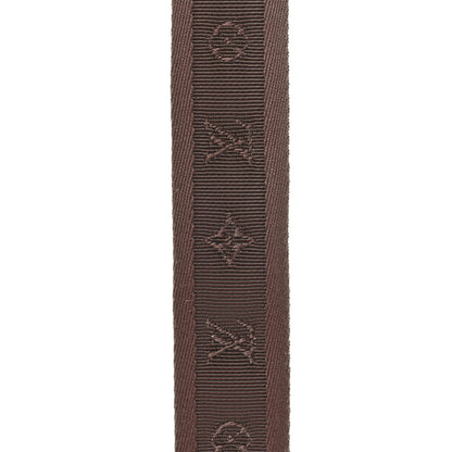 Louis Vuitton Canvas Monogram LV Cut Belt Brown 4 of 4