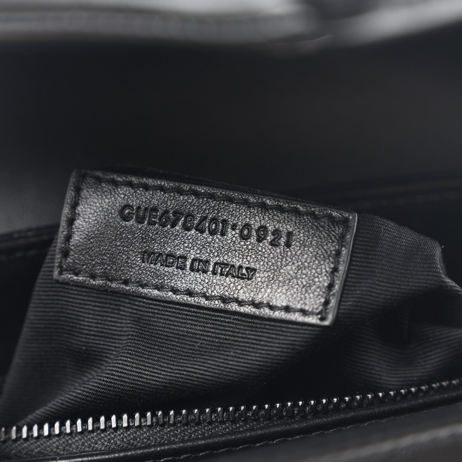 Saint Laurent Calfskin Y Quilted Monogram Monochrome Toy Loulou Crossbody Bag Black 6 of 9