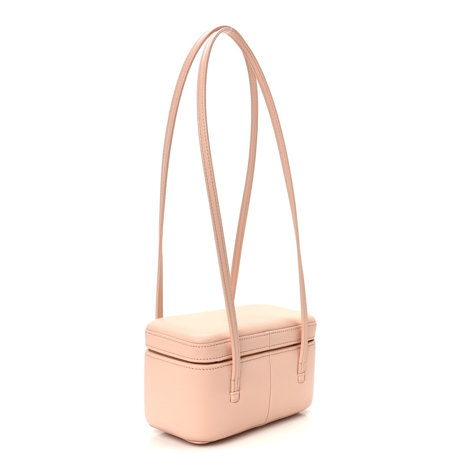 Chanel Shiny Caviar Preppy Coco Long Vanity With Strap Light Pink 3 of 12