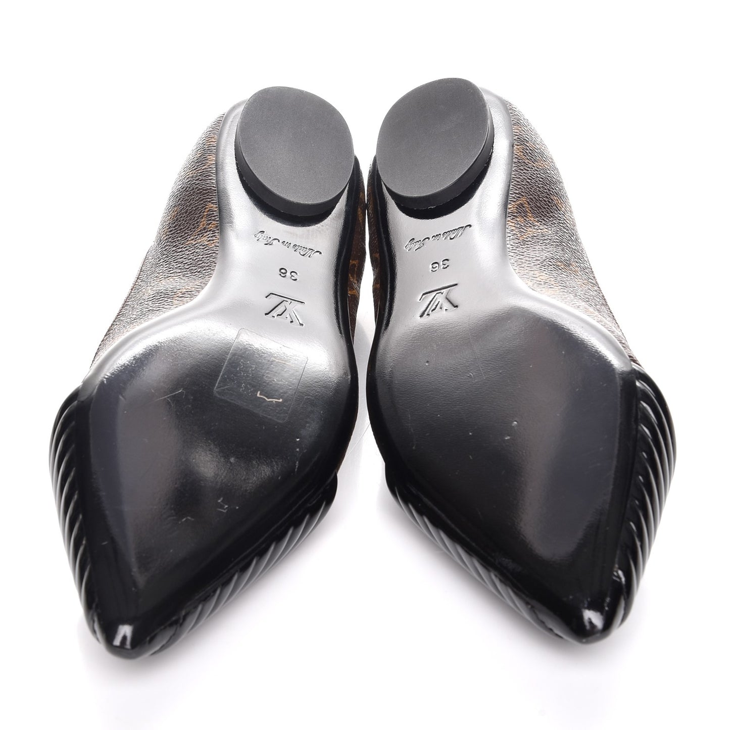Monogram Inspired Ballerina Flats 36