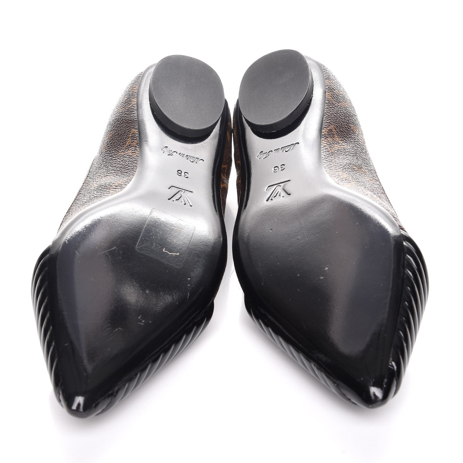 Louis Vuitton Monogram Inspired Ballerina Flats 36 5 of 9