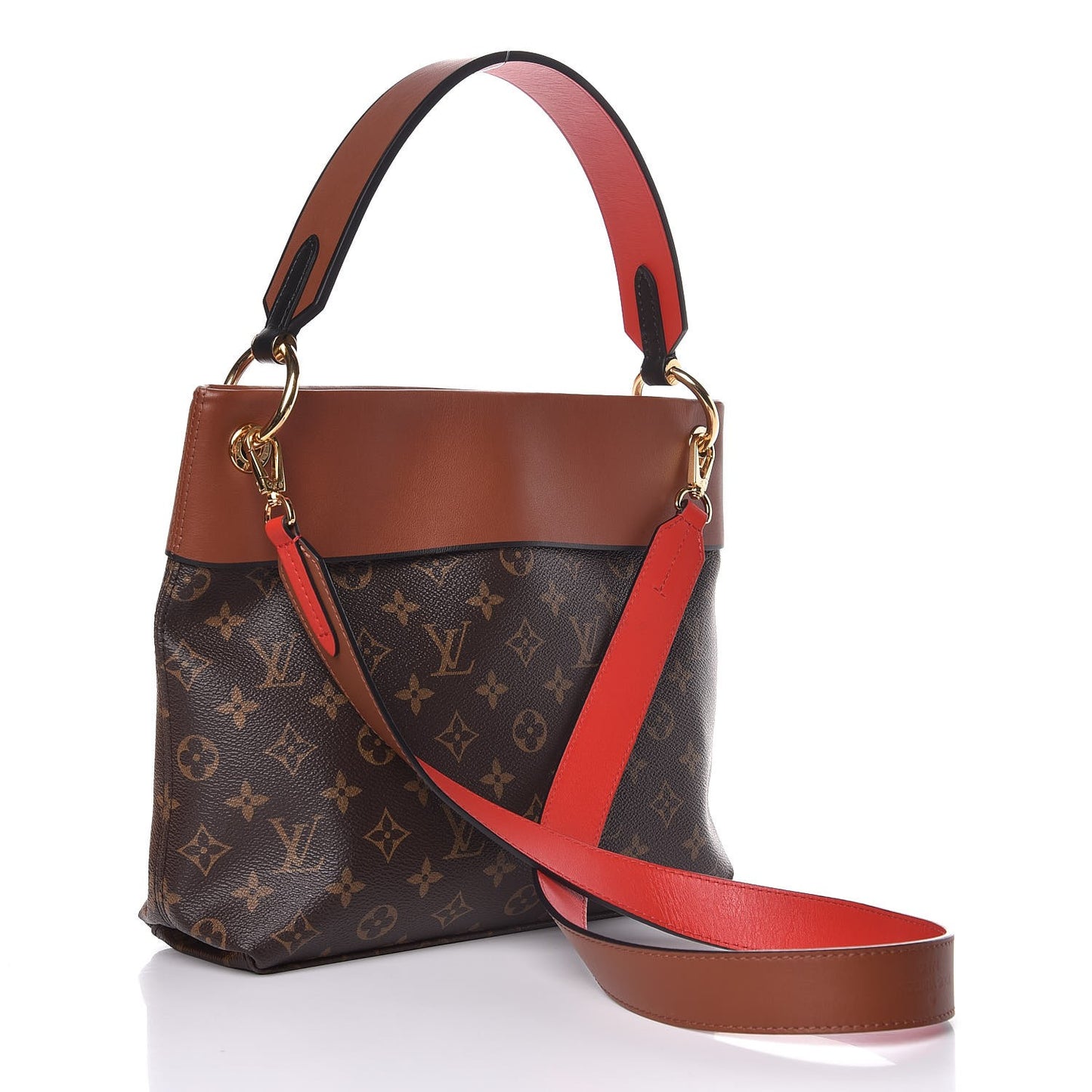Monogram Tuileries Besace Caramel Rouge