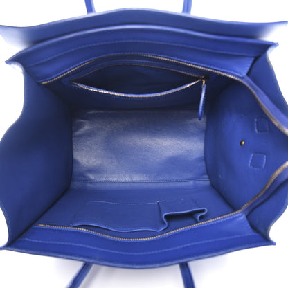 Celine Smooth Calfskin Mini Luggage Royal Blue 5 of 9