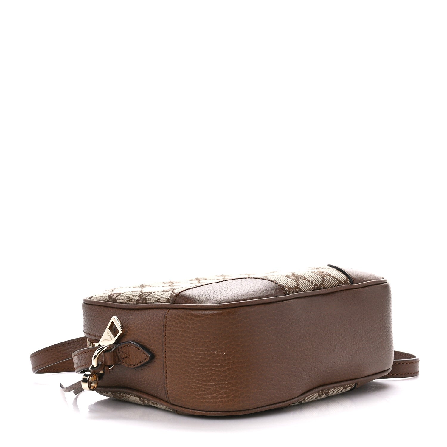 Gucci Monogram Mini Bree Messenger Bag Beige Tabacco 4 of 12