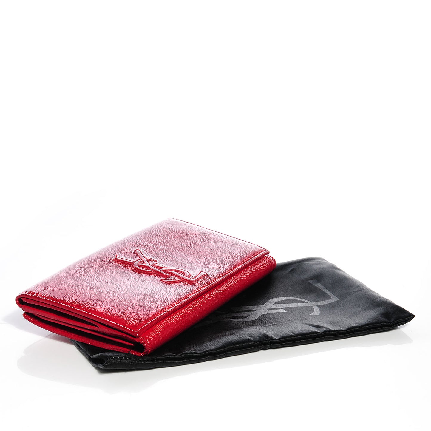 Patent Belle De Jour Continental Wallet Rouge