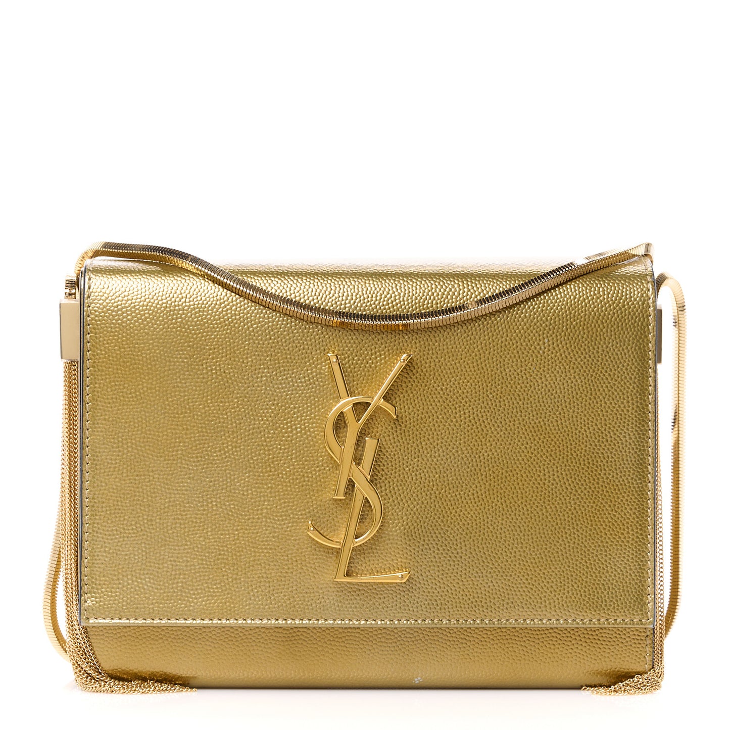 Grain De Poudre Monogram Small Kate Slide Chain Crossbody Box Bag Gold