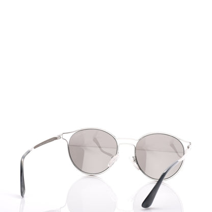 Prada Mirrored Cinema Sunglasses SPR 62S Silver 4 of 8