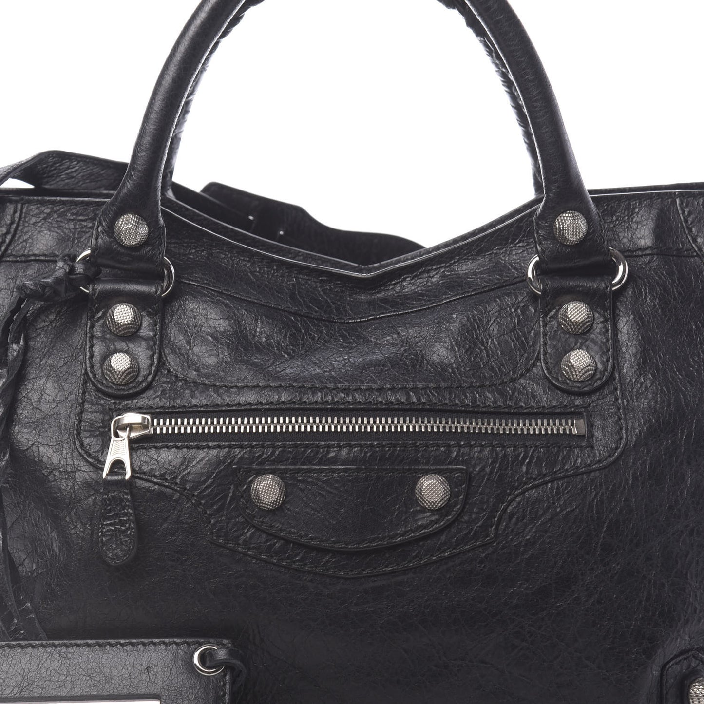 Agneau Giant 12 Silver Hardware City Black